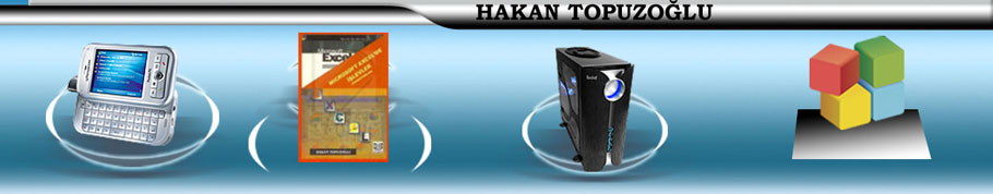 -- HT -- HAKAN TOPUZOĞLU KİŞİSEL SİTESİ