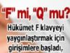 AKP'den F klavye hamlesi